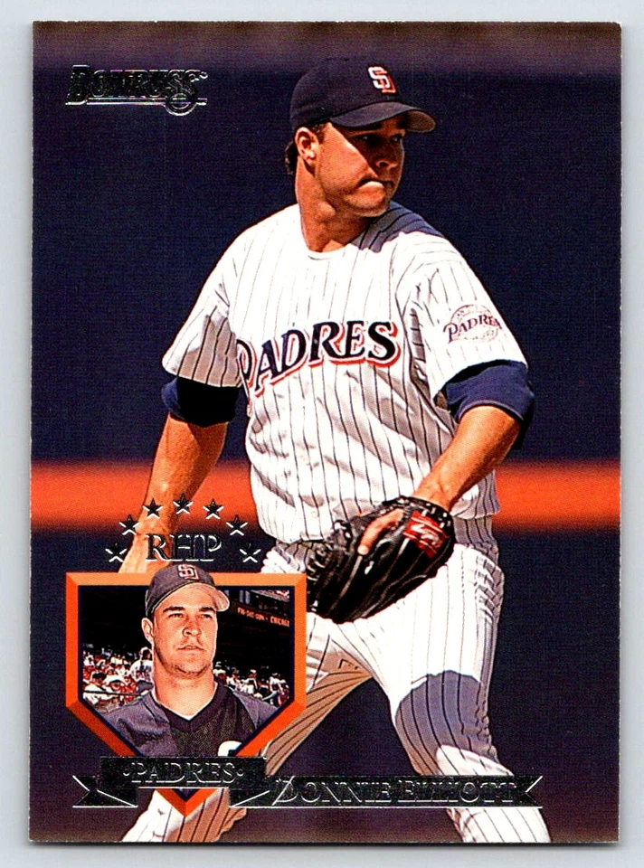 1995 Donruss #104 Donnie Elliott San Diego Padres - Image 1 of 2