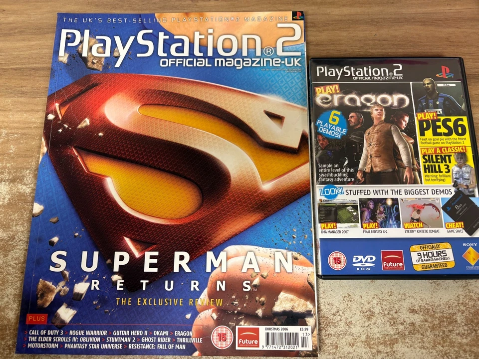 Playstation Official Magazine UK - Christmas 2006 Issue 80 - Includes Demo Disc - Image 1 of 1