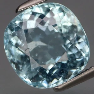 ¡Color encantador de 3,99 quilates y brillo completo! Aguamarina azul cielo natural Brasil - Imagen 1 de 4