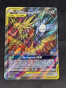 2019 Pokémon Moltres Zapdos Articuno GX Tag Team SM210 Black Star Promo - Bild 1 von 9