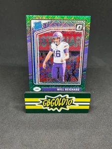 2024 Panini Donruss Optic - Rated Rookie Will Reichard #297 Dragon /24 RC - Picture 1 of 2