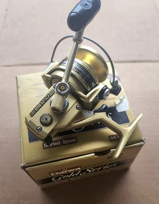 Vintage Daiwa Gold Series GS-15 Fishing Reel Salt/Fresh Water Beautiful Japan  - Image 1 of 4