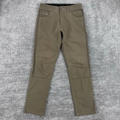 Pantalones Kuhl Radikl Para Hombre Talla Etiqueta-30x32/Se Ajusta-30x31 Marrón Elastizado Senderismo Aire Libre Foto 1 de 4