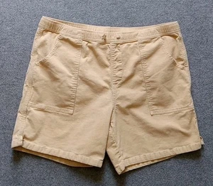 Katin Shorts Men's 2XL Corduroy Yellow Gold Chino Elastic Waist Drawstring 40x7 - Picture 1 of 11