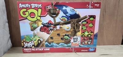 Angry Birds Go! Pirate Ship Pig Attack Game Jenga Hasbro New Sealed A6439 - Image 1 of 4