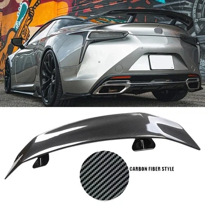 For Lexus LC500 LC500H Carbon Fiber 46"Car Rear Lip Trunk Spoiler Wing Racing Foto 1 de 4