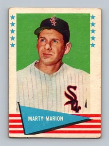 1961 Fleer Baseball Greats #58 Marty Marion GD-VG Vintage Baseball Card - Picture 1 of 2