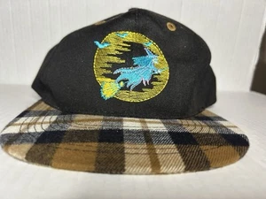 Vintage Hexenhut Hexen Halloween Flanell kariert SnapBack Cap - Bild 1 von 6