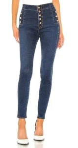 Pantalones de mezclilla marca J para mujer 25 azul lavado Paradiso Natasha Sky High ajustados ropa de calle Y2K - Imagen 1 de 11