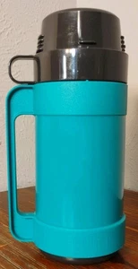 Termo de viaje clásico vintage aislado verde azulado 0,5 litros - Imagen 1 de 14