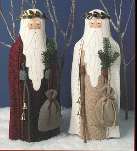 Alte Vater Frost Vintage Puppe Muster weiche Skulptur Sammler Weihnachtsmann #5 - Bild 1 von 2