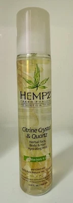 Hempz Citrine Crystal & Quartz Herbal & Hair Hydrating Mist 5.07 oz Sale care - Image 1 of 4