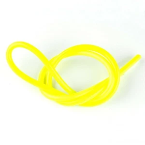 For 1/4 Inch  6mm 1 Meters Fuel Air Silicone Vacuum Hose Line Tube Pipe Yellow - Picture 1 of 2