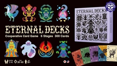 ETERNAL DECKS 1-4 players 30 mins co-operative Board Game Card Game Market Japan - Image 1 of 4