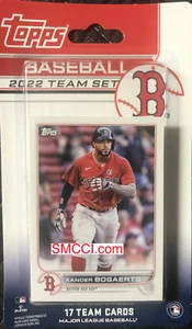 Boston Red Sox 2022 Topps werkseitig versiegeltes Team-Set Bogarts Devers Verdugo Plus - Bild 1 von 2
