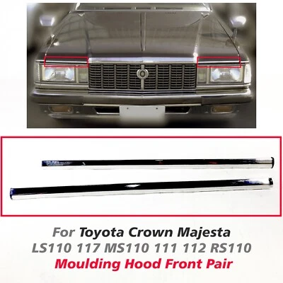 Par de capó delantero moldeado para Toyota Crown Majesta LS110 117 MS110 111 112 RS110 Foto 1 de 4