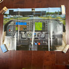 Poster 34&quot; x 22&quot; Cessna 182T NAV III Cockpit Picture Sporty&#39;s Pilot Shop 2004