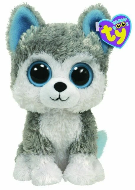 Ty Baby Beanie Boos #10 Slush The Husky Dog - 6 Inch Plush Toy