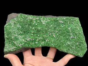 UVAROVITE Raw Crystal Cluster Druzy - Calcium Chromium Green Garnet Stone, 51653 - Picture 1 of 7