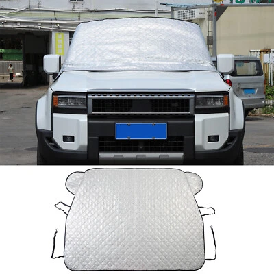 Compatível com 2024-up Toyota Land Cruiser capa de para-brisa à prova de sol chuva neve proteção - Imagem 1 de 4