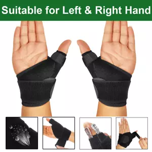 Medical Thumb Wrist Support Brace Carpal Tunnel Sprain Arthritis Left Right Hand - Picture 1 of 8