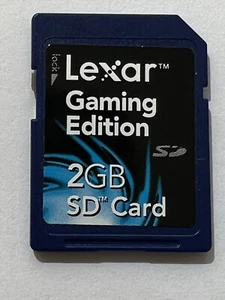 Lexar Gaming Edition 2GB SD Memory Card - Tested - Tracked Post - Picture 1 of 2