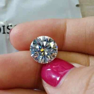 ROUND Cut IGI Certified Loose CVD Diamond 4.42 CT F Color VS2 Clarity SG02 - Picture 1 of 21
