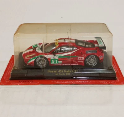 Coche modelo diecast Hachette 1/43 Ferrari 458 Italia GT2 - 6h Imola 2011 (#85) Foto 1 de 4