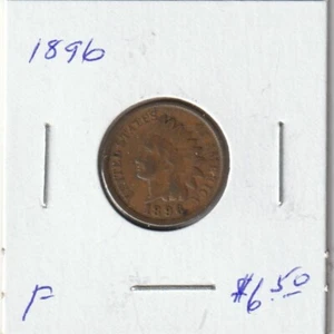 USA 1896 Small Cent - Picture 1 of 2