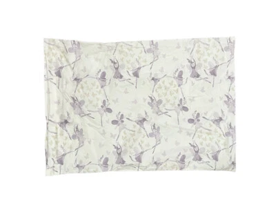 Pottery Barn Kid’s Lilac Purple Ballerina Fairies Cotton Standard Pillowcase (1) Foto 1 de 4