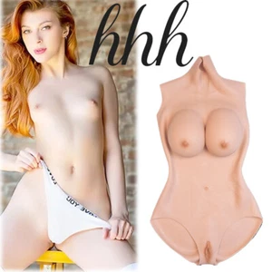 Silikon Body für Crossdresser Brustformen gefälschte Vagina Anzüge D Cup Brüste - Bild 1 von 17