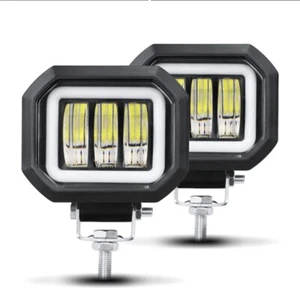 2x 30W LED Pods Lights Driving Off Road Lighting Cube Light Bar for Pickup Truck - Picture 1 of 14