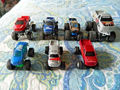 Toy Monster Trucks and Monster Car Lot - Image 1 of 4