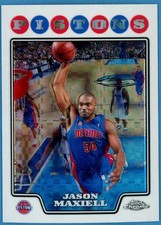 2008-09 Topps Chrome X-Fractors Jason Maxiell 29/288 #18