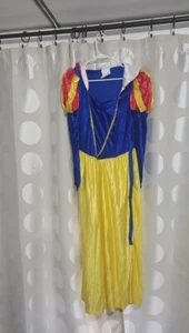 Snow White Costume sz S petite Dress Collar Bow Fairy Tale Princess California - Picture 1 of 8