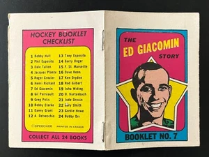 ED GIACOMIN 1971-72 O-PEE-CHEE / FOLLETOS TOPPS 71-72 Nº 7 75773 - Imagen 1 de 2