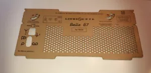 Rückwand aus Loewe Opta Bella 67 Typ 82 020 Röhrenradio - Bild 1 von 5