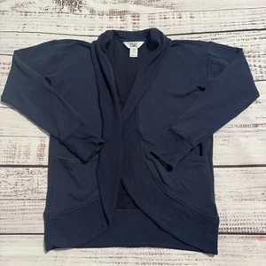 Athleta Girl Cardigan Blue Long Sleeve Girls Size Medium (8-10) - Picture 1 of 9