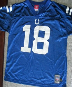 Indianapolis Colts Peyton Manning NFL Reebok Home Jersey Youth XL 18-20 - Picture 1 of 10
