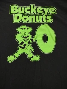 Men's Ohio State University Buckeye Donuts T-Shirt Your Late Night Hookup Sz L - Picture 1 of 7