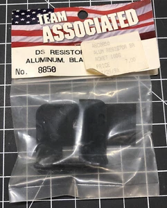 Team Associated 8850 RC10 DS Widerstandshalterung Aluminium schwarz eloxiert Vintage RC - Bild 1 von 1