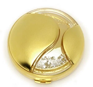Estee Lauder Solid Perfume Powder Compact "Golden Millennium" - Picture 1 of 1