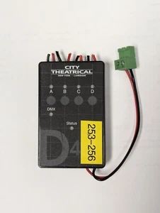 City Theatrical Dimmer Control, City Theatrical QolorFLEX 4x2.5A LED Dimmer - Afbeelding 1 van 9
