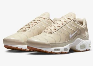 Womens Air Max Plus PRM Trainers DZ2832 200 Tan/White Size UK 4.5_5.5_6_6.5 - Picture 1 of 6