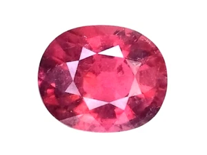 5,28ct rosa rot natürliche Rubellit (Turmalin) ovaler Schnitt siehe Video - Bild 1 von 3