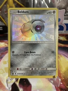 Pokémon TCG Beldum Hidden Fates Sv30/Sv94 Holo Shiny Holo Rare - Picture 1 of 2