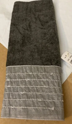 "Paño de lavado Avanti Linen Lexington 2 100 % algodón color gris 12""x12""" Foto 1 de 4