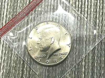 1987  D  Kennedy Half  In Mint Cello  (1 Coin) VERY LOW MINTAGE - Image 1 of 2