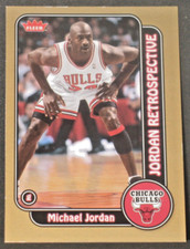 Michael Jordan 2008-09 Fleer Retrospective Glossy #MJ7 Chicago Bulls Parallel