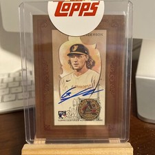 2023 Topps Allen Ginter GUNNAR HENDERSON Rookie Mini Framed Auto Orioles #MA-GH